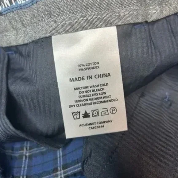 TODD SNYDER X FOOTJOY SEERSUCKER PLAID TRAVELER SHORT IN NAVY PLAID Medium - Picture 4 of 10